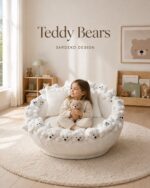 Teddy Bears Beyaz Aycıklı Berjer - Görsel 2